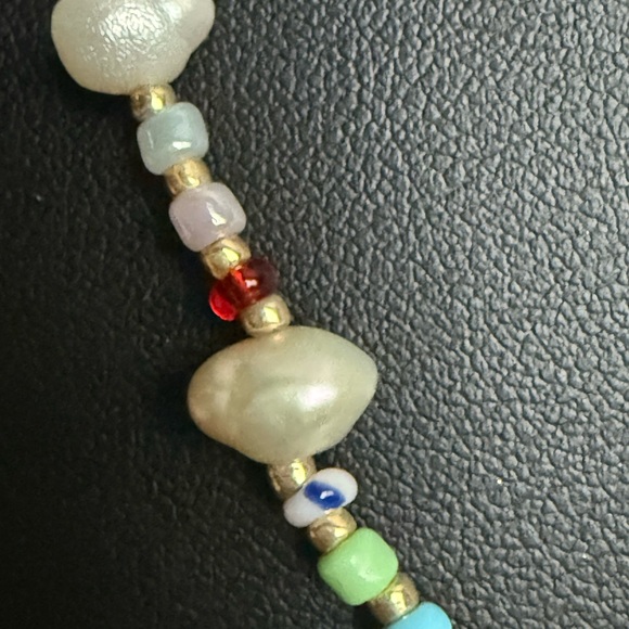 White Pearl and Crystal Necklace Collection - Picture 3 of 15